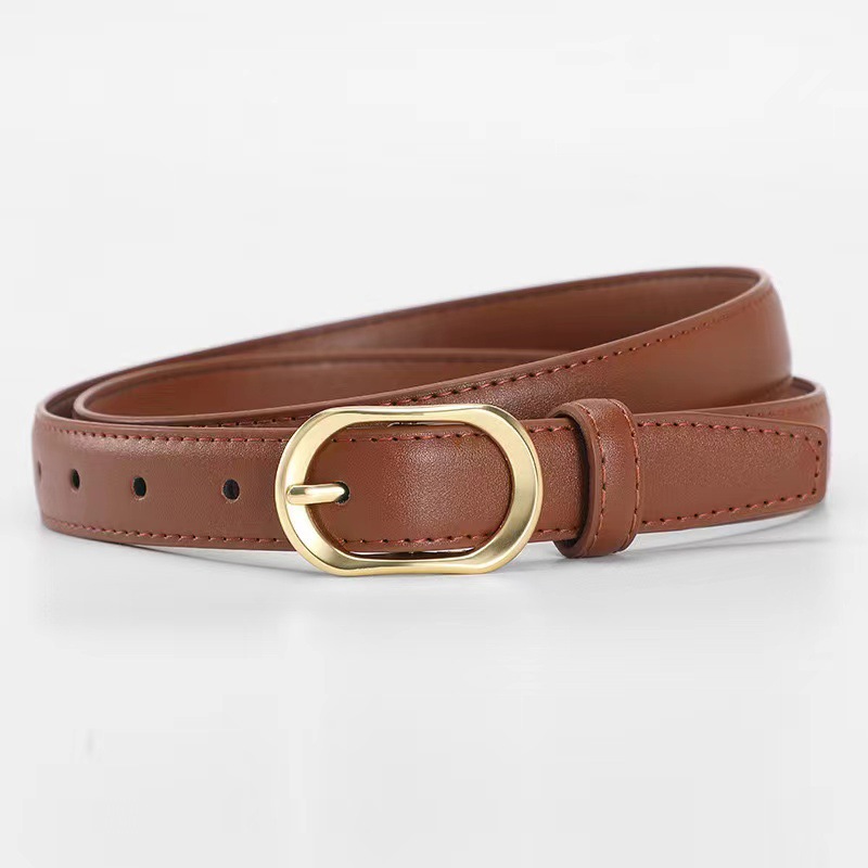 Arco de Triunfo cinturón de las mujeres nuevos pantalones vaqueros con cinturón de cuero genuino de las mujeres de moda todo partido decorativo de las mujeres de piel de vaca