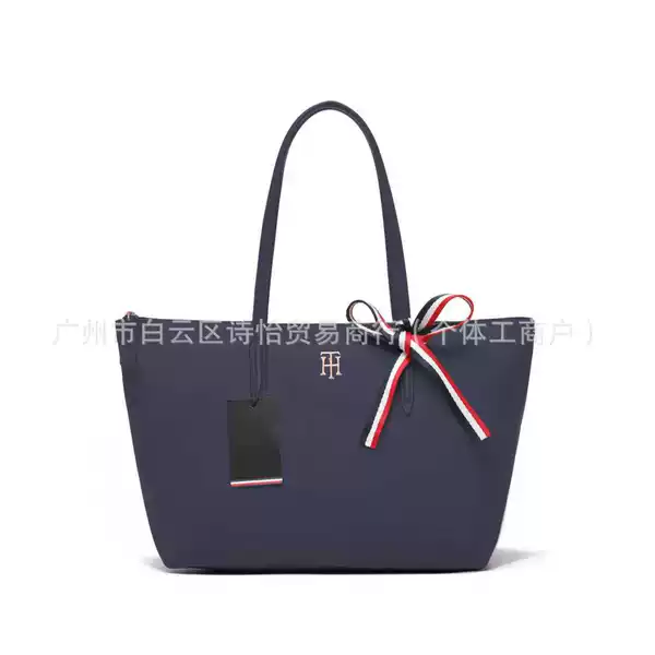 Cross-Border Large Horizontal Handbag, Large Capacity Solid Color Tote Bag, Shoulder Bag, Fashionable and Versatile Commuter Tote Bag