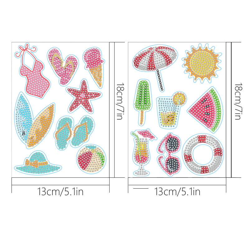 Diamante digital transfronterizo 5D dibujos animados DIY puzzle animal aleatorios pegatinas de diamante para niños decoración al por mayor