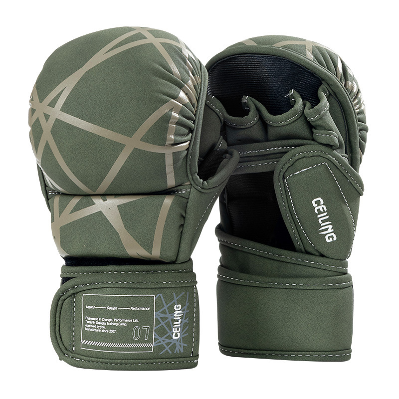 Guantes de boxeo ZTTY transfronterizos con forro interior grueso, guantes de MMA para entrenamiento de Sanda, combate y sacos de boxeo, aptos para adultos. image 20