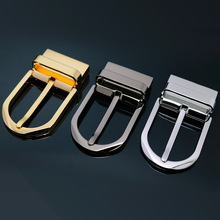 皮带头五金针扣定做 锌合金可旋转腰带头高品质真空电镀 皮带针扣