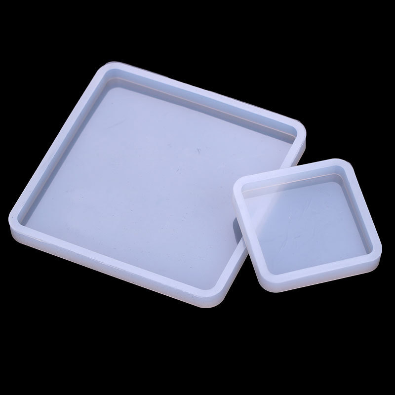 Molde de Silicona para Base Cuadrada de Cristal para Manualidades image 2