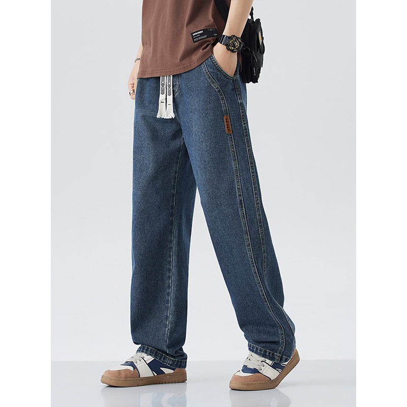 Retro spring light and thin jeans