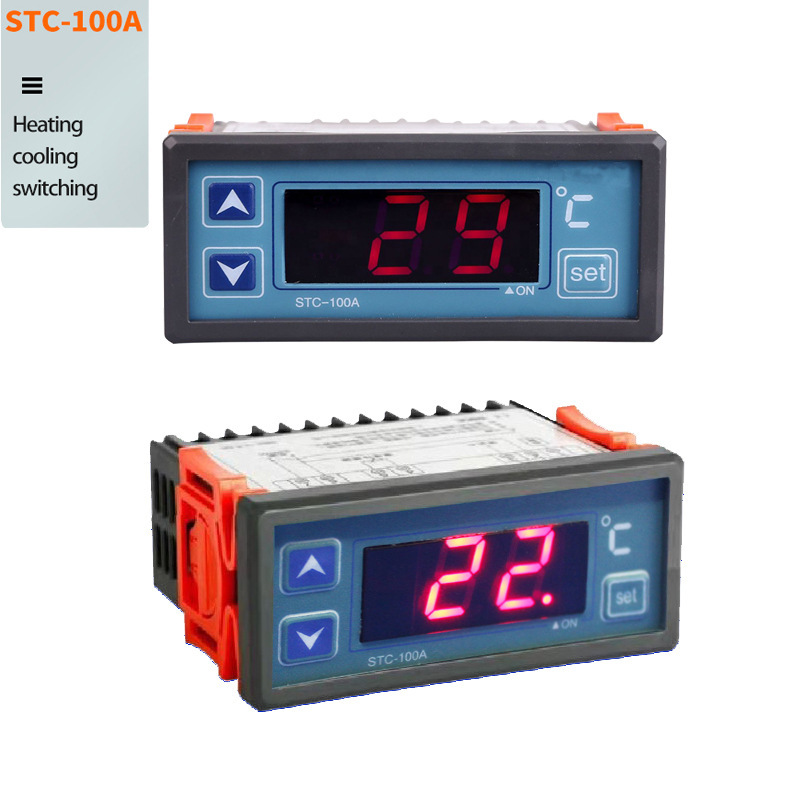Refrigerator temperature controller STC-100A refrigeration heating thermostat alarm digital intelligent thermostat