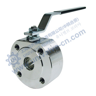 German Standard Forged Steel Wafer Ball Valve 40K # 7343 Impa756857 756858 756859 756860