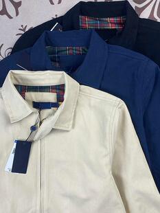 Real shot of RL Ruff Pony Mark Jacket Cotton Lapel Top Embroidered Jacket Men's Autumn and Winter Cadre Zipper