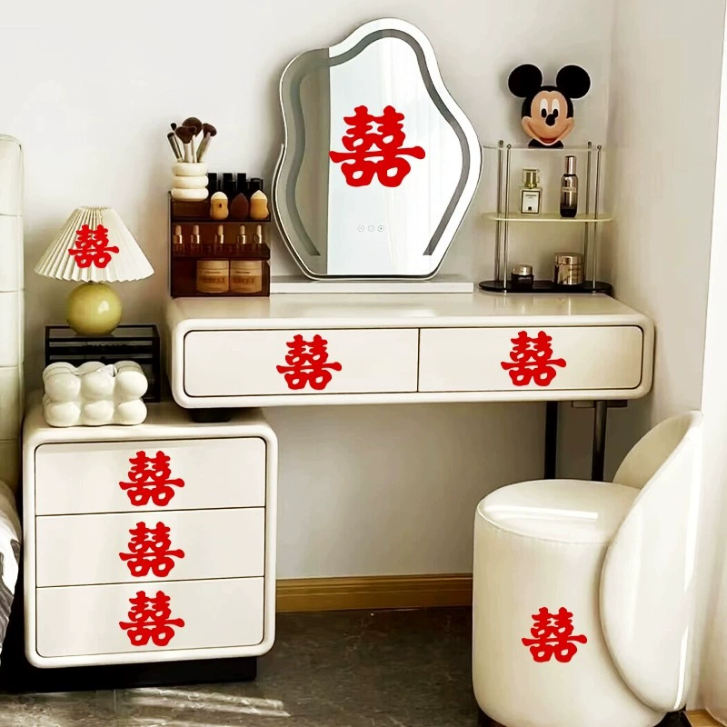 Лестница счастливое слово, свадебный специальный свадебный макет комнаты, самоклеящаяся маленькая наклейка счастливым словом, свадебное новое украшение для шкафа дома