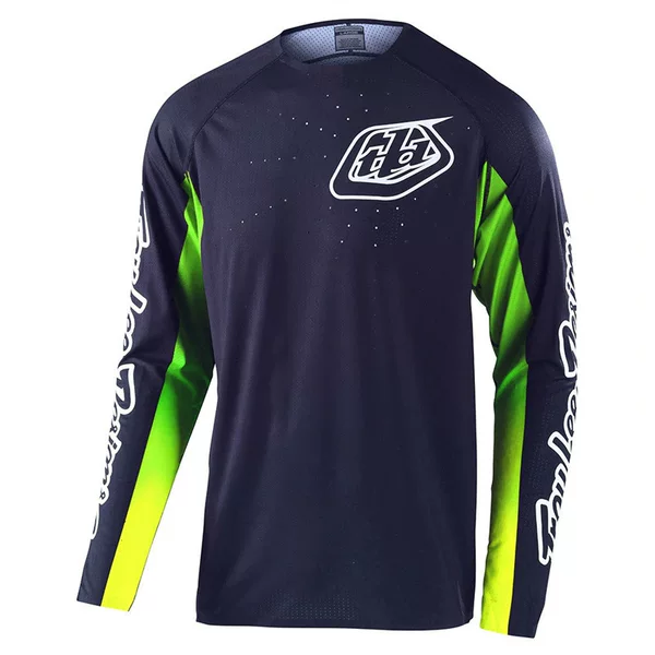 2024 Summer TLD Long Sleeve Downhill Suit Men's and Women's Off-road Motorcycle Riding Suit Quick-drying New T-shirt Mountain Bike