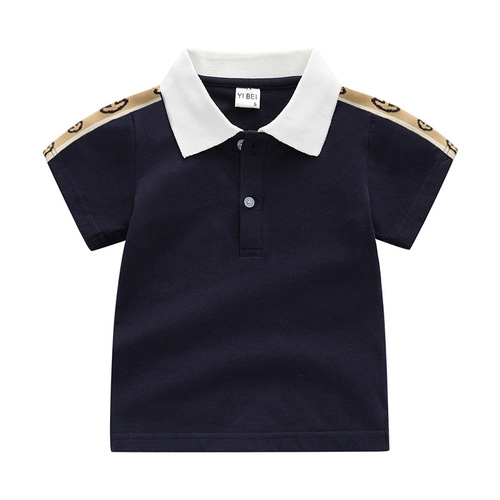 2024 Spring/Summer New Arrival: Boys' Short-Sleeve T-Shirts & Girls' Cotton Pique Polo Shirts—Cross-Border Exclusive Design