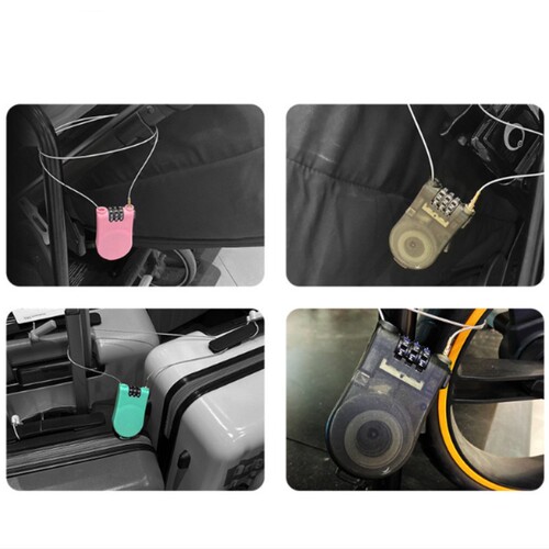 Manufacturer cartoon anti-theft lock zinc alloy luggage password lock backpack padlock trolley case mini lock