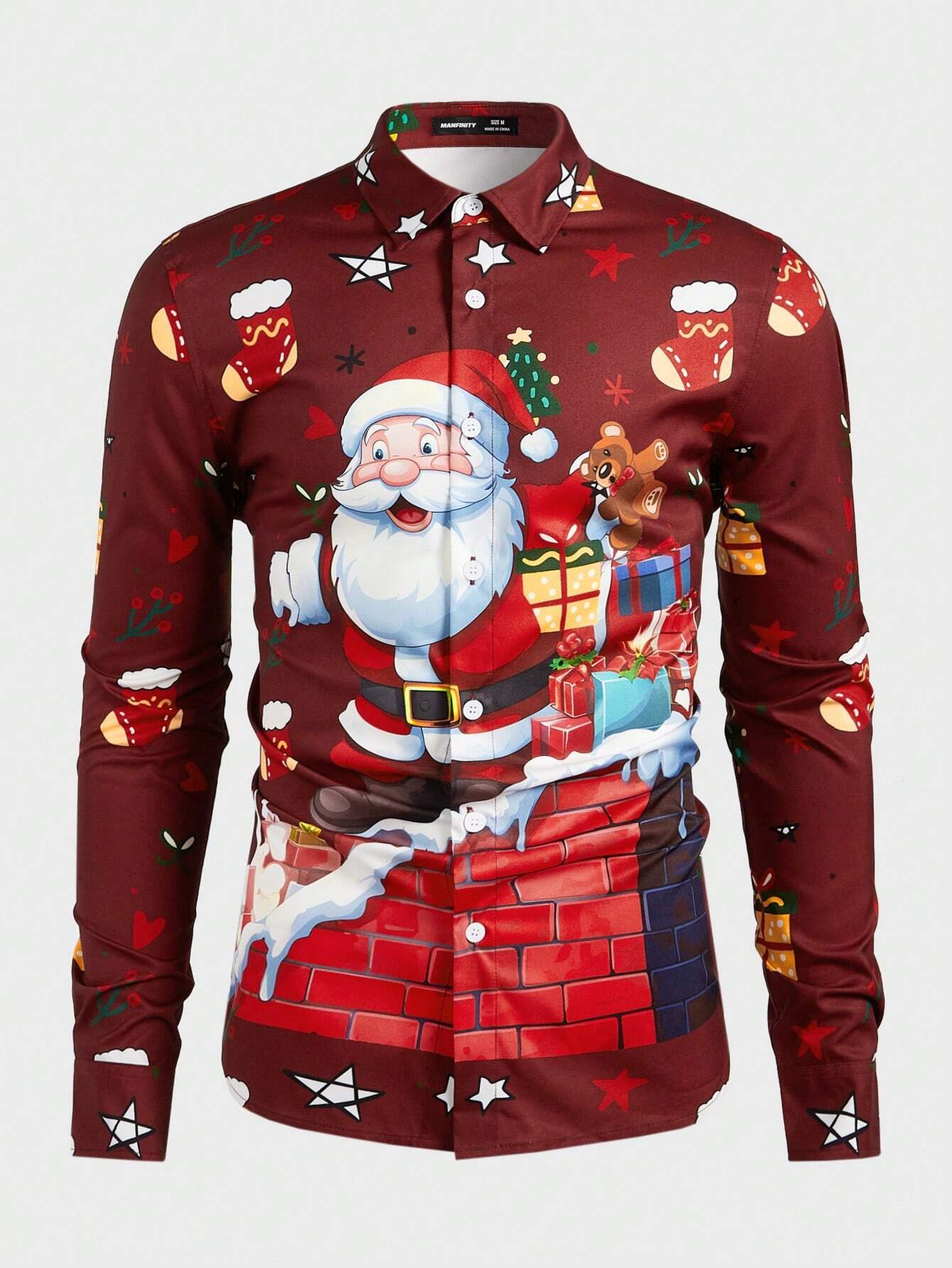 2024 nueva camisa de manga larga para hombre de tendencia de moda casual europea y americana transfronteriza de Amazon MB12