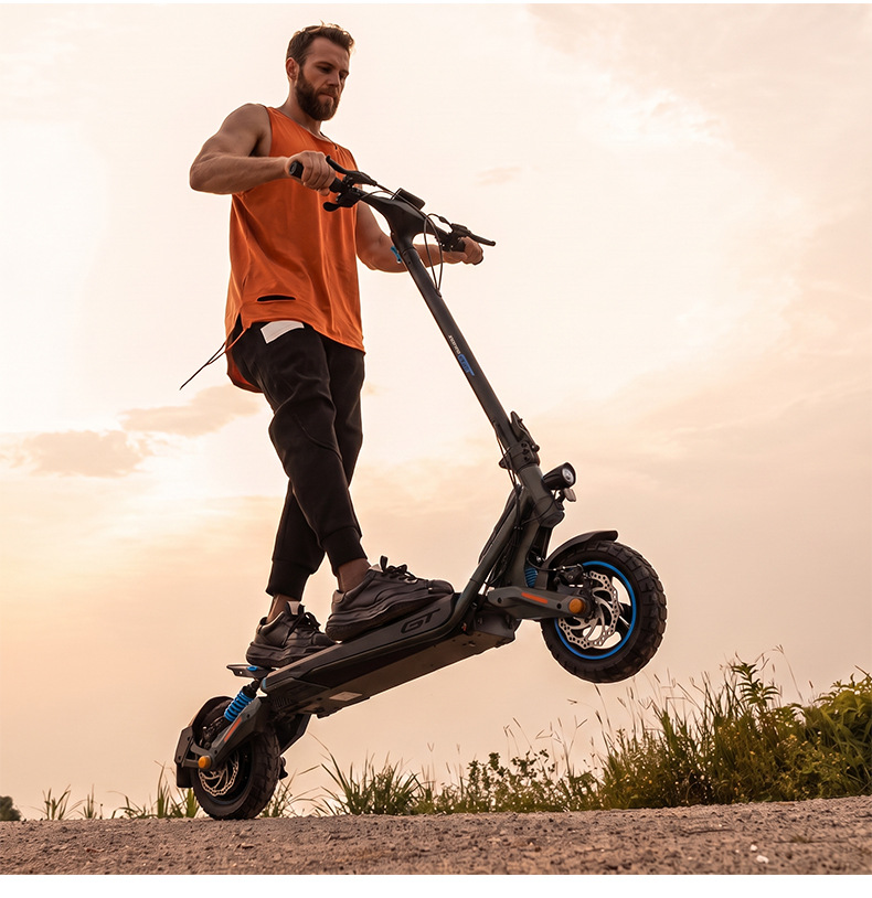 Cross-border exclusive supply of German ABE-certified electric scooters 10inch All-terrain off-road foldable scooters