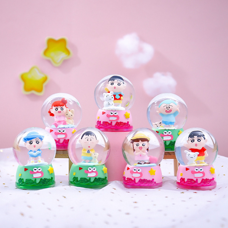 网红热卖卡皮巴拉豚个好运盲盒创意水晶球桌面摆件圣诞礼物装饰品|undefined