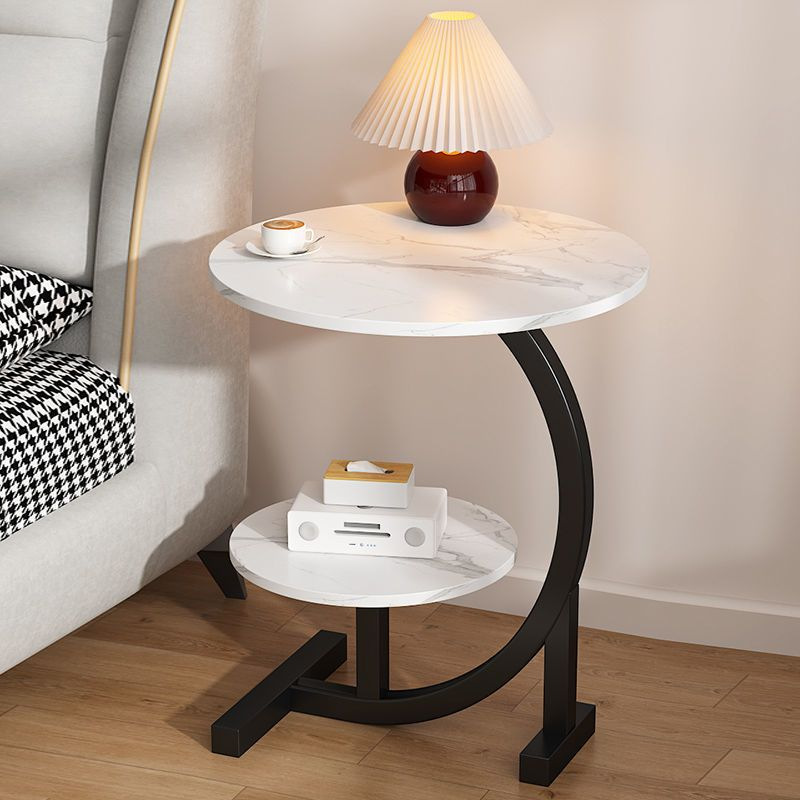Mesa simple de cabecera de la cama sala de estar mesa de té estante de flores balcón estante de flores dormitorio al lado de la cama sofá