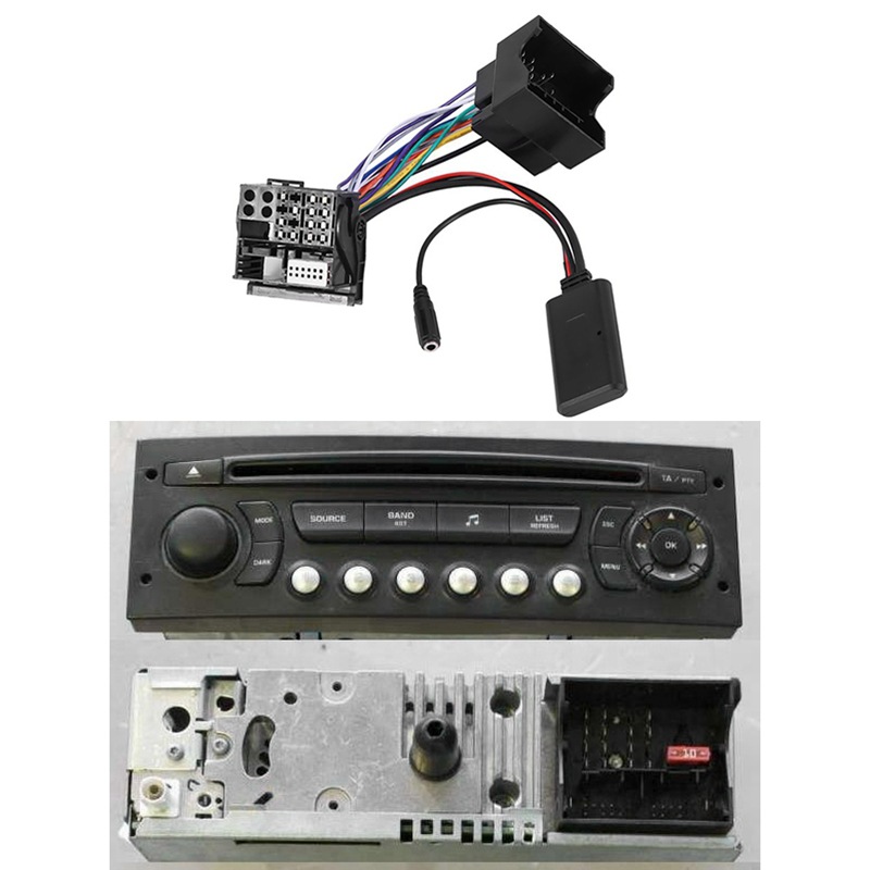 Adecuado para Peugeot 307 408 508 Citroen Sega Kaixuan C2C5 RD45 RD4AUX módulo Bluetooth