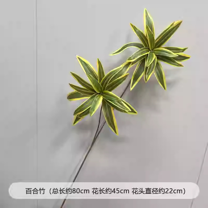 芦荀草绿植花龙须草假花白绿森系婚庆装饰自然风背景插花路引|undefined