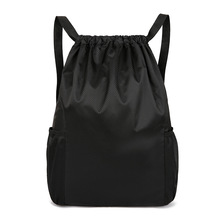 logo设计束口袋双肩包跨境户外登山包女背包大容量抽绳健身篮球包