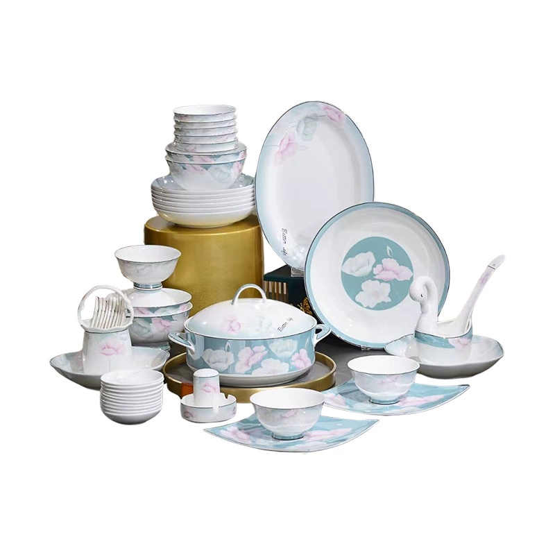 Jingdezhen керамическая посуда, набор для домашнего использования, прямые продажи фабрики, китайский стиль