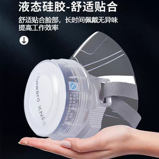 Spray Paint Polishing Welding Chemical Gas Mask Anti-Dust Organic Gas Vapor Formaldehyde Odor Soft Silicone
