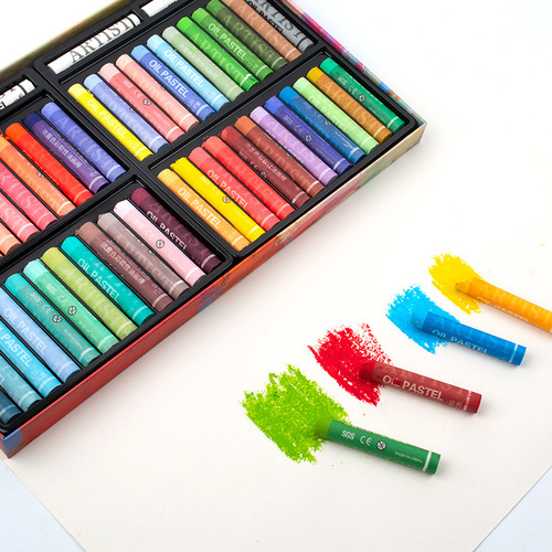 Heavy color oil pastel wholesale super soft oily colorful stick painting macaron Morandi color children's color oil pastel