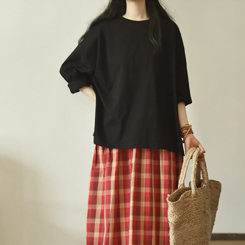 Women's New Summer Loose Breathable Short-Sleeved T-Shirt Slimming Casual Tops for Women