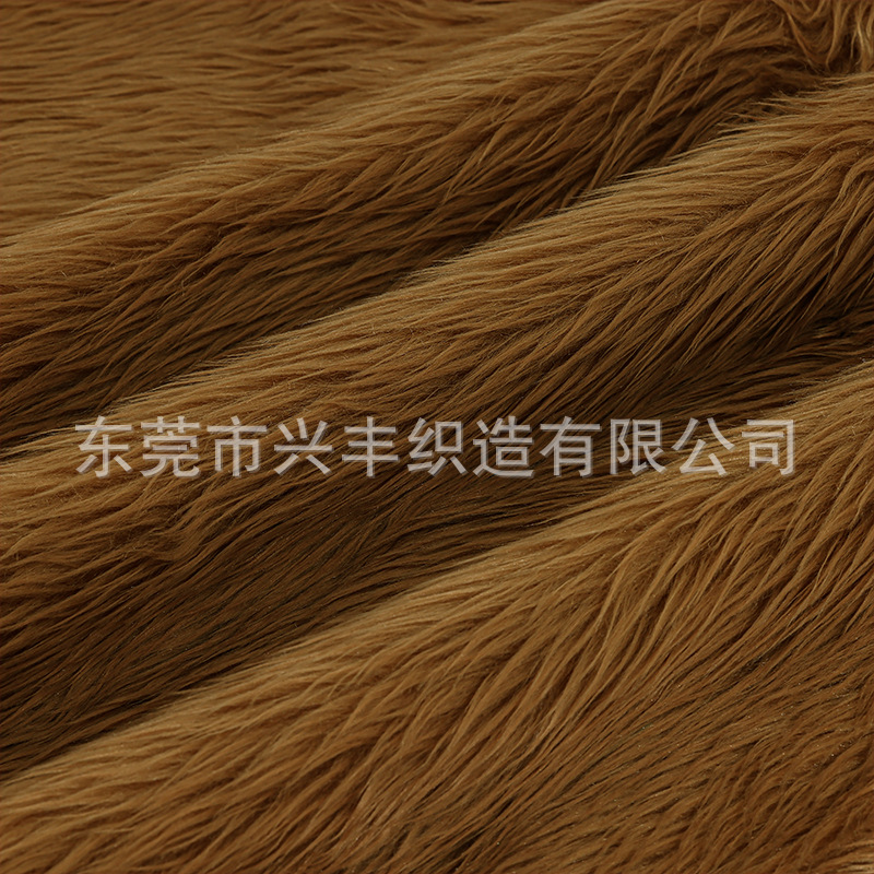 現物の3cm洗水ウサギの毛のローラー93色のおもちゃの服装の家庭用紡績の靴の材料の人造の長い毛の生えた生地の落水した毛