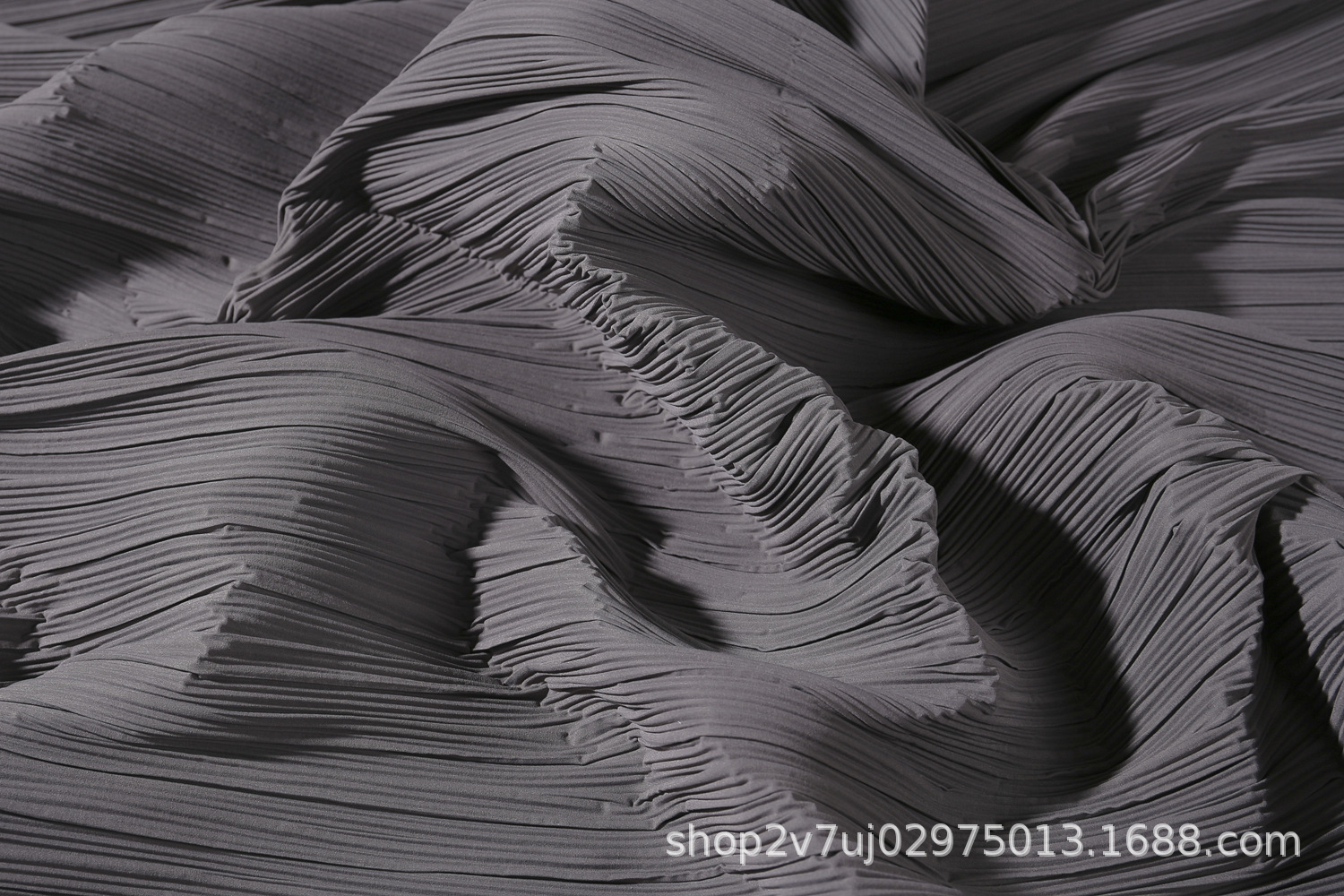 三宅一生シワ生地布地diy三宅一生背景装饰画圧シワ生地レモン布坊