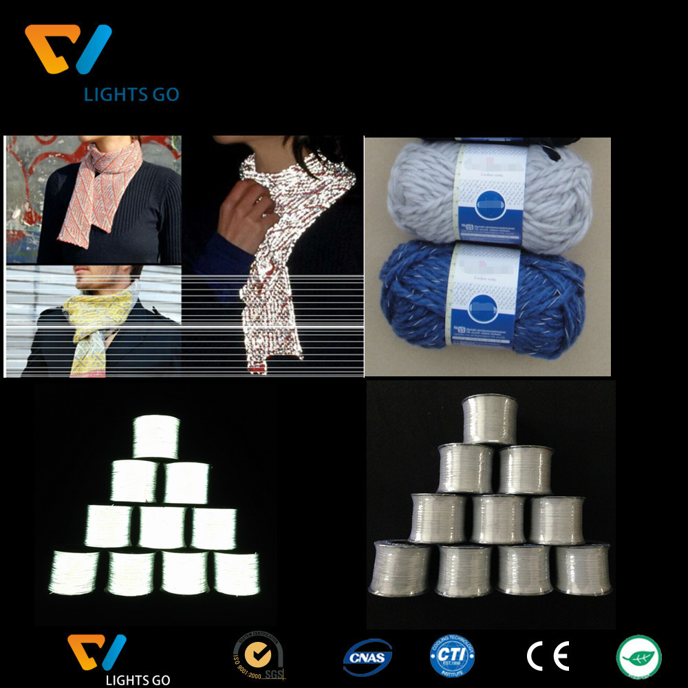 高亮0.5mm反光条耐高温超细双面环保反光条用于绳带帽子袜子编织