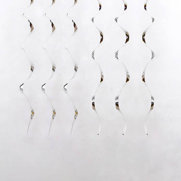 Decoración navideña vórtice PVC espiral colgante decoración de ventanas de flores de corredor diseño de decoración de techo a medida