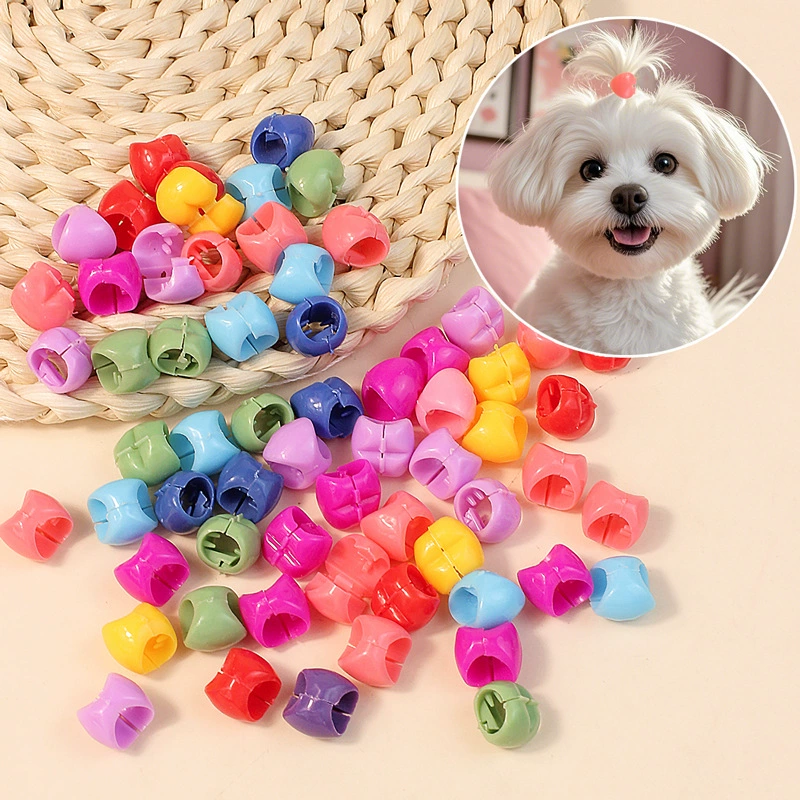 Акриловые домашние животные бобовые пряжки Корейская версия конфетного цвета смешанная одежда цветная карта для волос