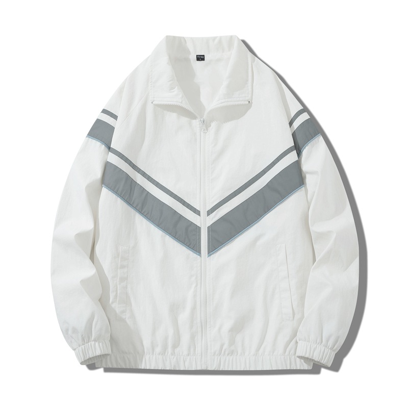 2024 Autumn and Winter New I Hong Kong Style Lapel Jacket Men's Loose Couple's Trendy Printed Couple's Casual Jacket for Men