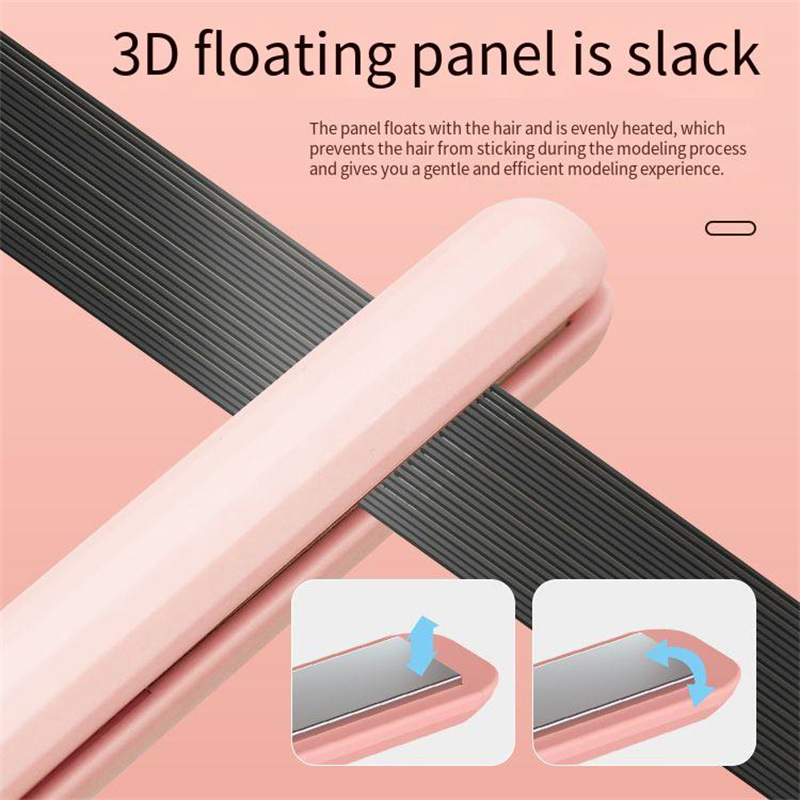 mini portable Household dormitory straight clip small electric coil rod dual purpose straightening hair straig ening_voghion.com