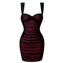 Women's Summer Sexy Bodycon Sleeves Tank Straps Mesh