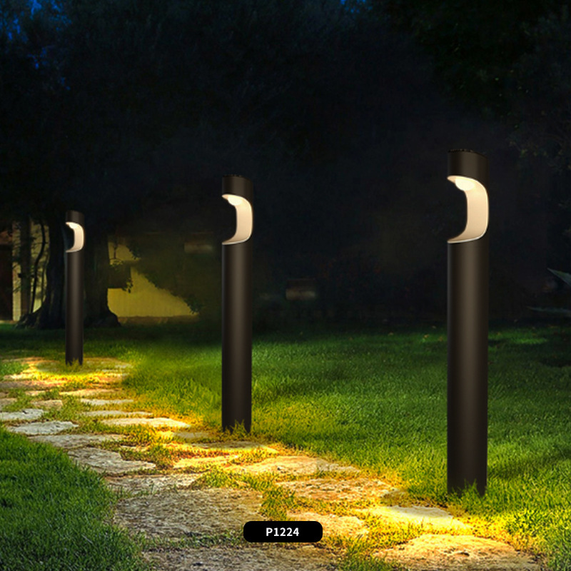 Lámpara de césped LED al aire libre Parque de la carretera Plaza Villa Comunidad Patio Lámpara de río Lámpara de césped de aluminio 10W