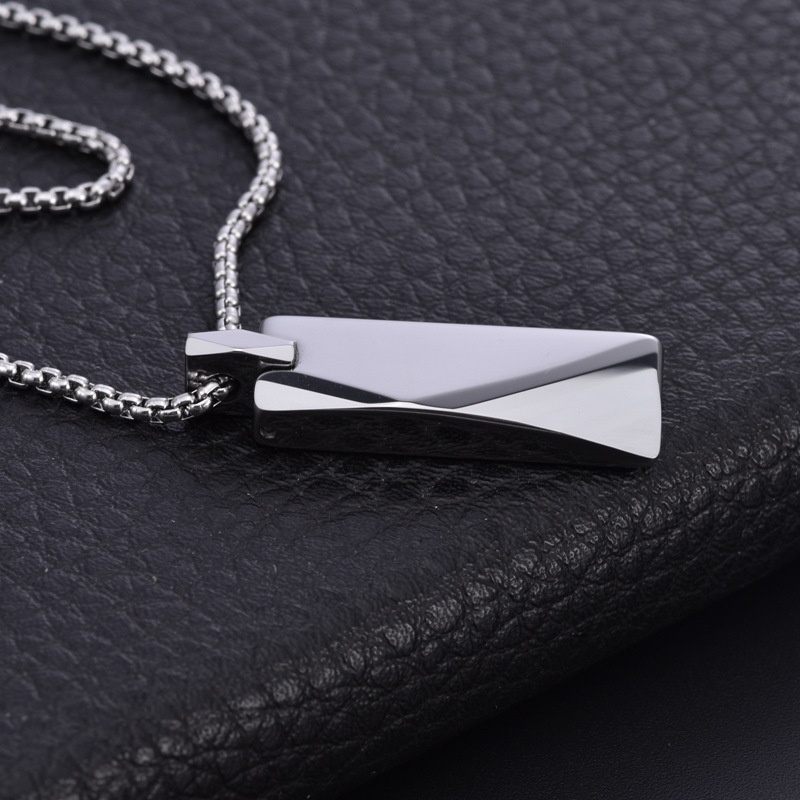 Stylish Tungsten Steel Pendant - Color Variation