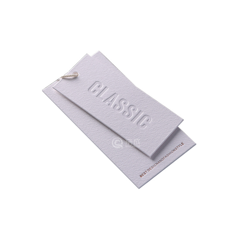 High -end special paper clothing tags customized women's clothing qualified certificate label production printing general spot wholesale