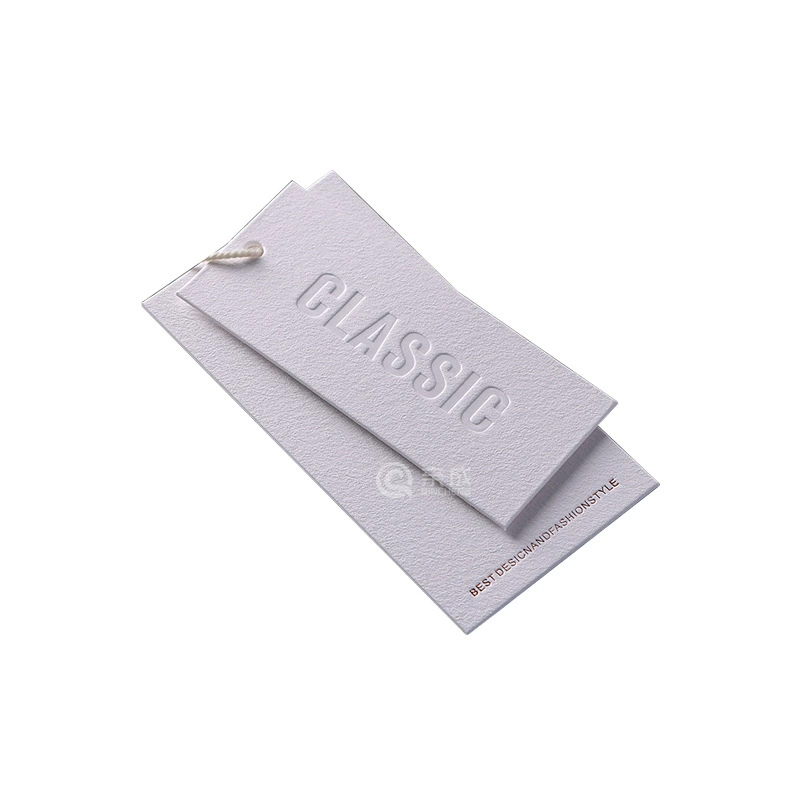 High -end special paper clothing tags customized women's clothing qualified certificate label production printing general spot wholesale