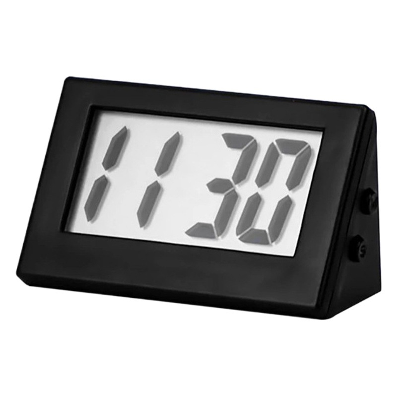 En stock mini reloj electrónico triángulo vertical mudo Oficina aprendizaje escritorio reloj tiempo fecha decoración reloj miniatura