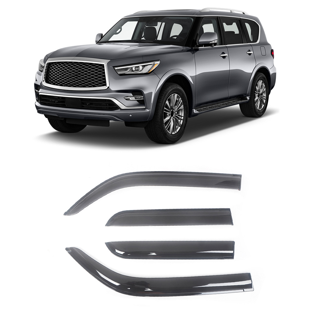Infiniti Weather Shields for Infiniti QX80 Z62 2014-2021 Side Window Deflectors (Rain shield) - for-infiniti-qx80-z62-2014-20214pcs