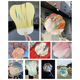 Blank paint fan hot style random 100 pieces