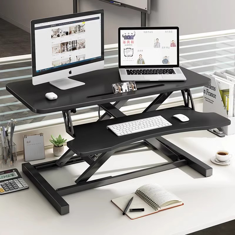 escritorio de pie elevable mesa de trabajo escritorio de computadora de escritorio elevación portátil escritorio soporte plegable doméstico