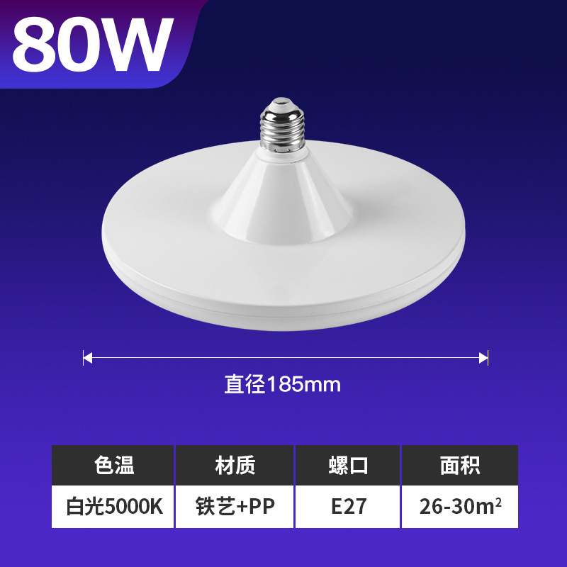Bombilla LED de bajo consumo, súper brillante, con rosca E27, lámpara UFO, iluminación doméstica, bombilla de bajo consumo A60, bombilla de alto brillo, venta al por mayor