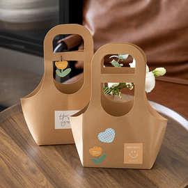 礼物袋子 送老师手提包装袋 网红ins伴手礼简约糖果礼盒空盒