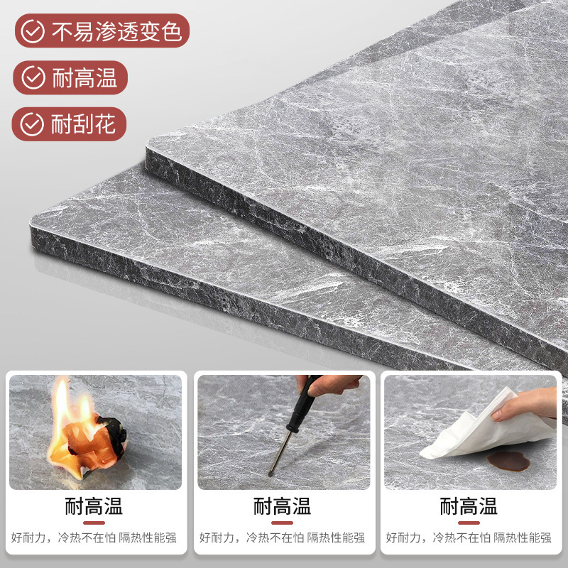 Estante de cocina de pizarra de roca, gabinete de almacenamiento de horno microondas multifuncional de piso, encimera, mesa de corte de verduras, mesa de preparación, armario lateral