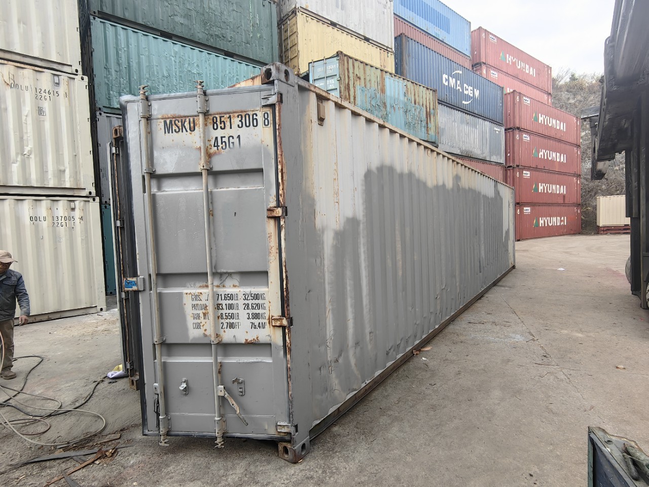 二手集装箱二手货柜海运旧集装箱大量出售各种尺寸废旧集装箱批发