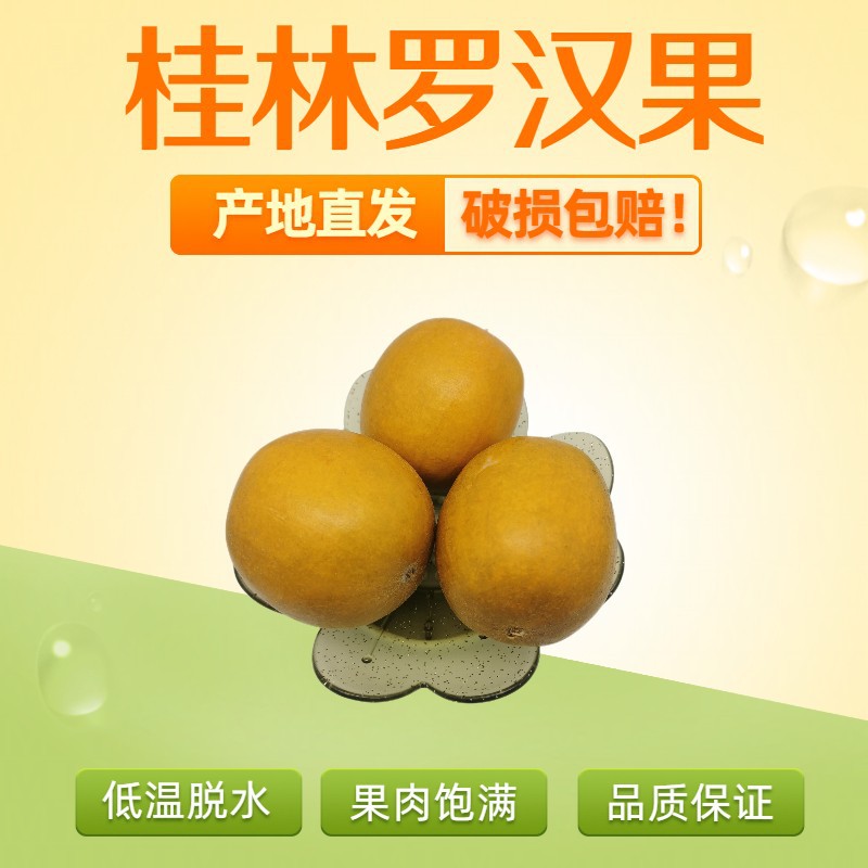 广西桂林特产罗汉果独立包装低温脱水黄金罗汉果桂林产地散装批发