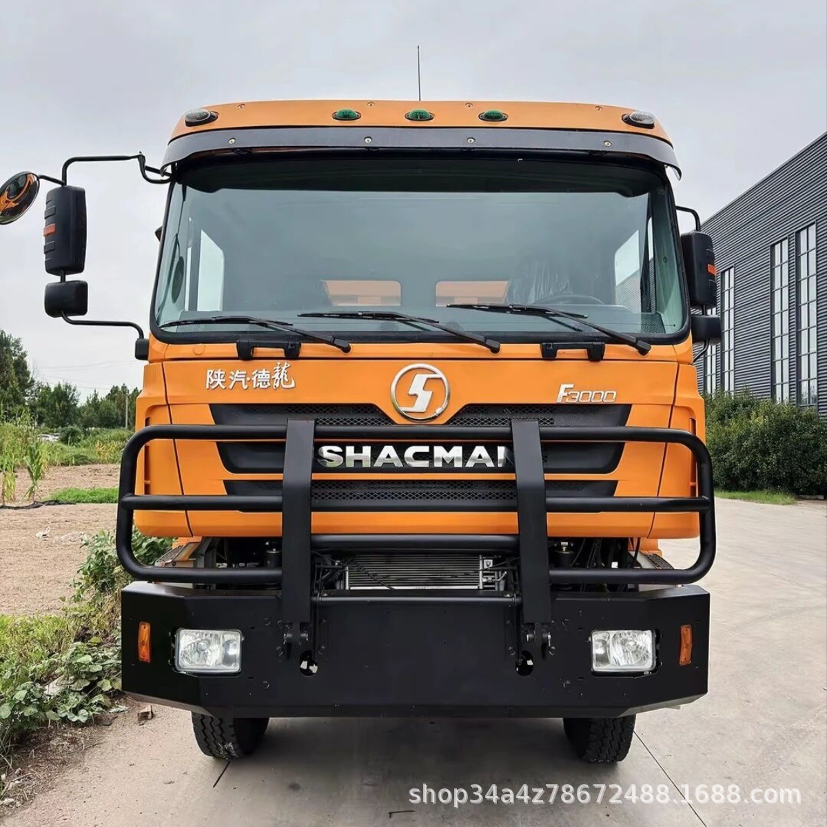 Shaanqi Delong F3000 rear-tipping dump truck cross-border supply 8×4 muck dump truck