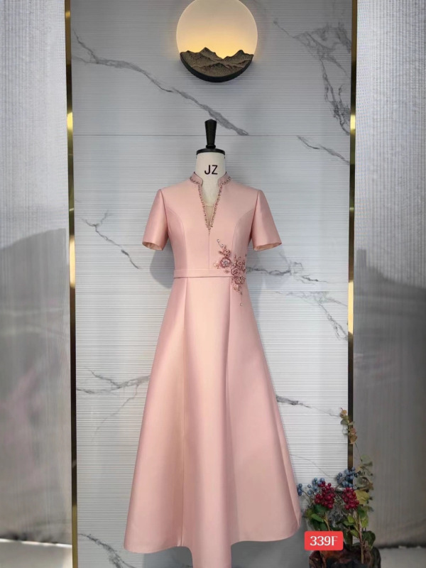 85339F长裙喜婆婆婚宴礼服平时可穿结婚改良礼服洋喜婆婆婚宴装|undefined