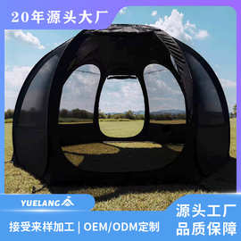 跨境高品质帐篷八面网纱南瓜帐篷双层防水网纱透气帐篷