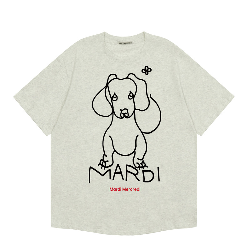 韓国マルディトレンディな半袖フラワープリントゴールドハイシルバー夏ラウンドネック純綿ルーズTシャツトップトレンディ|undefined